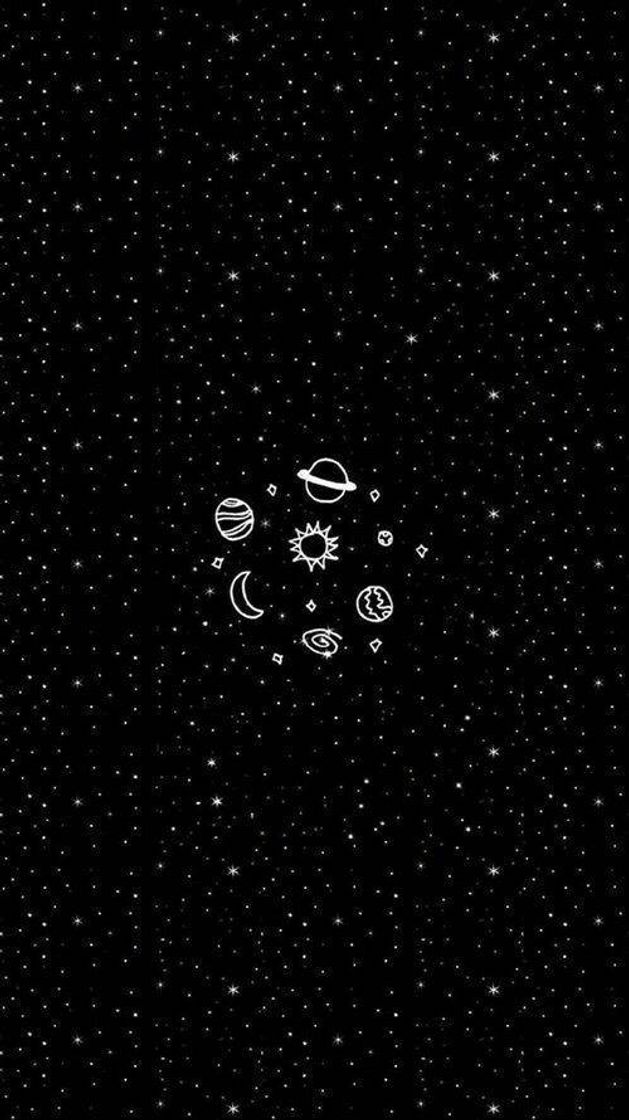 Moda Wallpaper Black Universe ✨