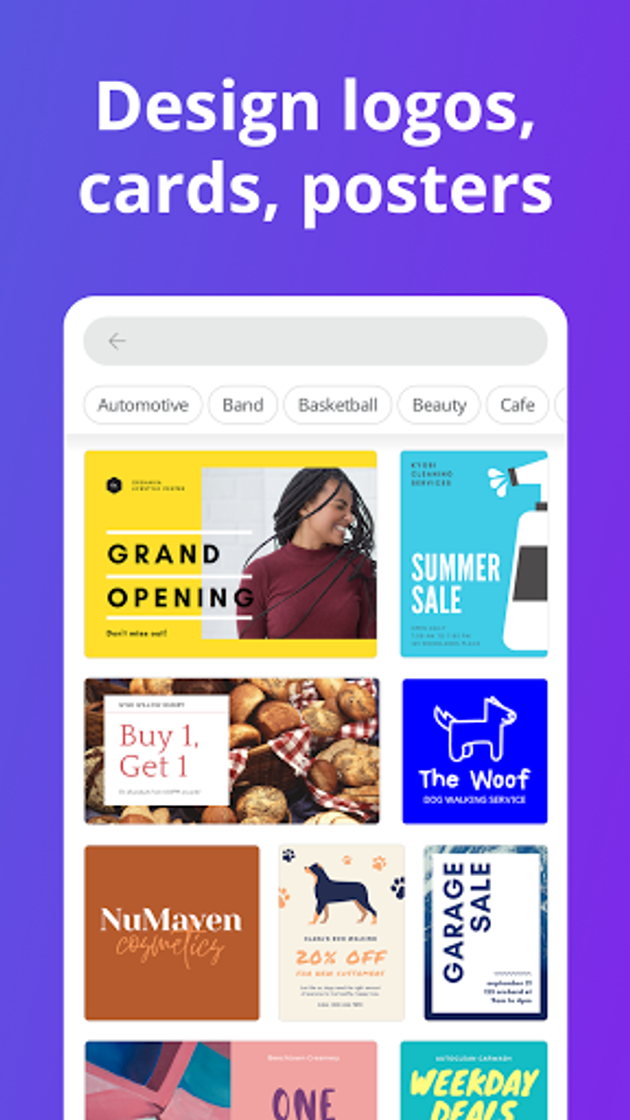 Apps Canva: Graphic Design, Video Collage, Logo Maker