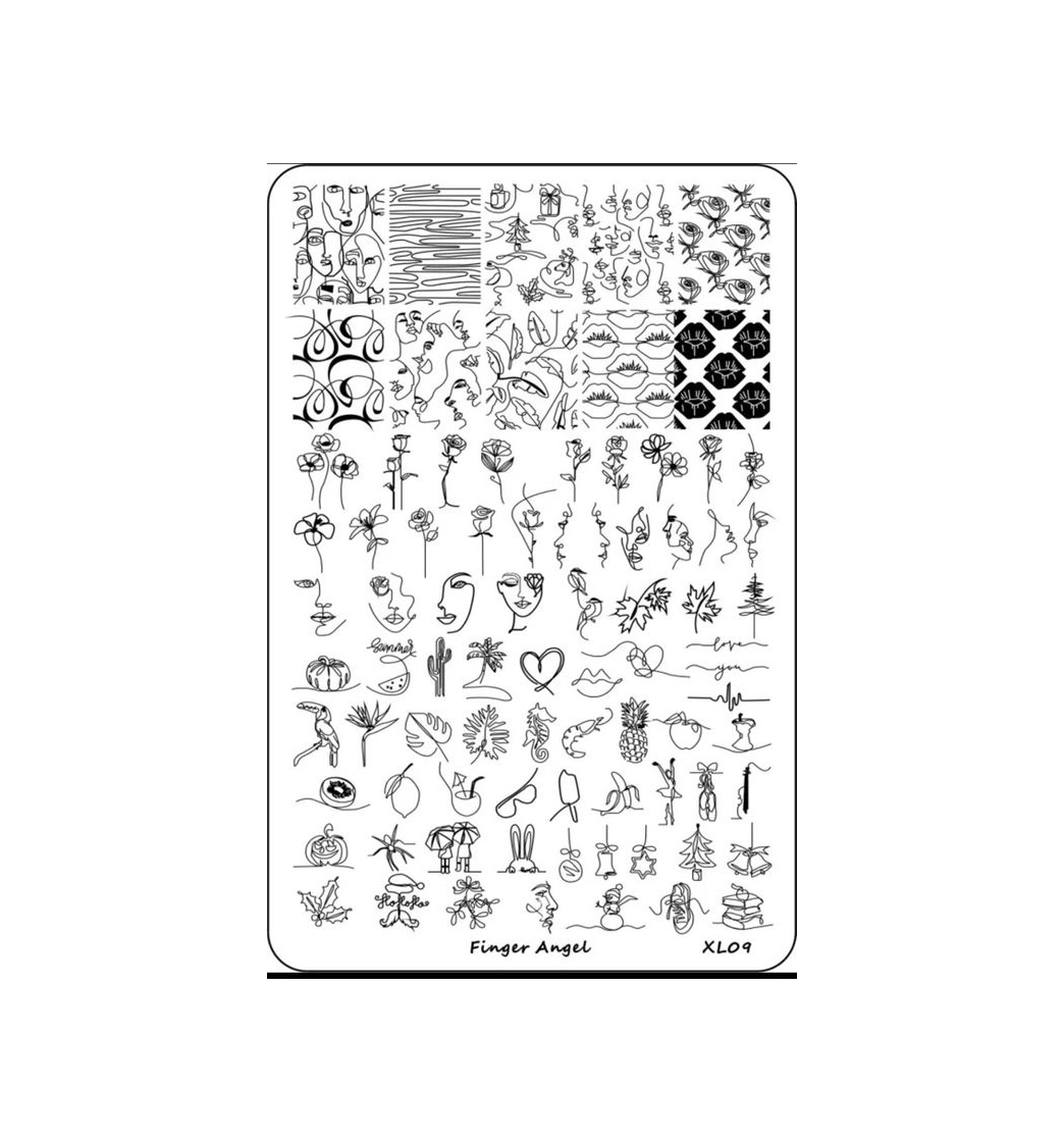 Social Placa STAMPING 