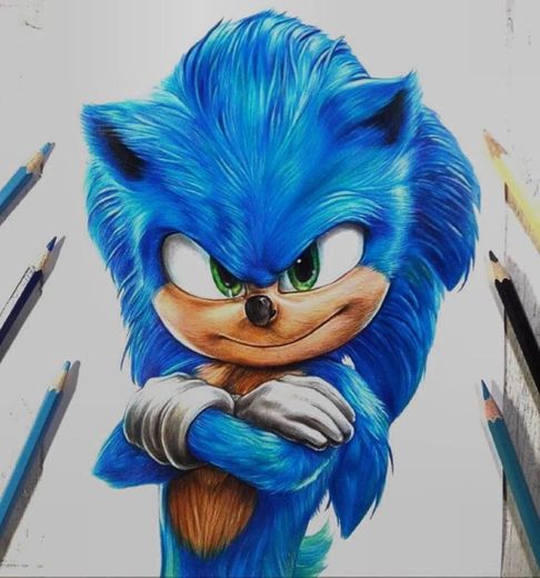 Desenho Sonic 