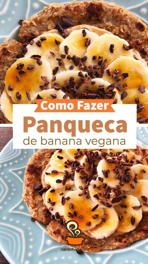 Fashion Panqueca vegana de banana