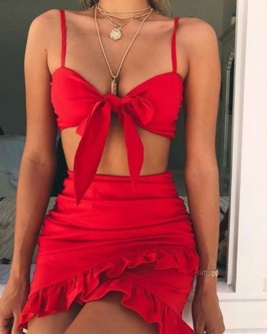 Social DRESSTELLS Falda Mujer Mini Corto Elástica Plisada Básica Multifuncional Coral
