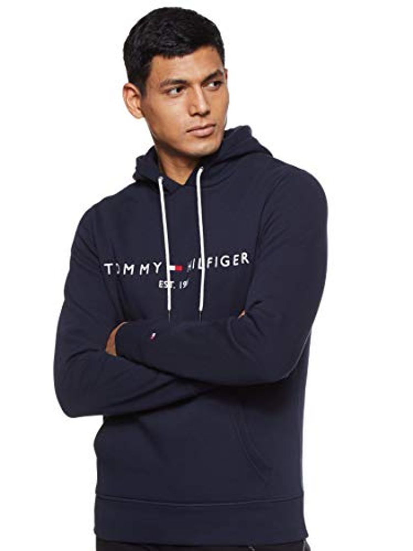 Fashion Tommy Hilfiger Tommy Logo Hoody sudadera, Blau