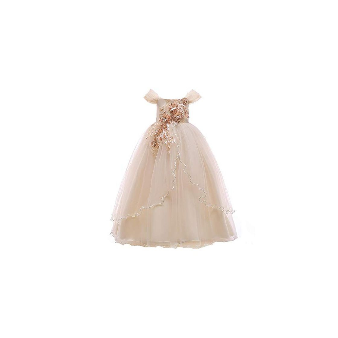 Social LZH Girls Pageant Vestido Bordado Princesa Fiesta de Boda Comunión Baile de Fiesta Vestidos de Gala
