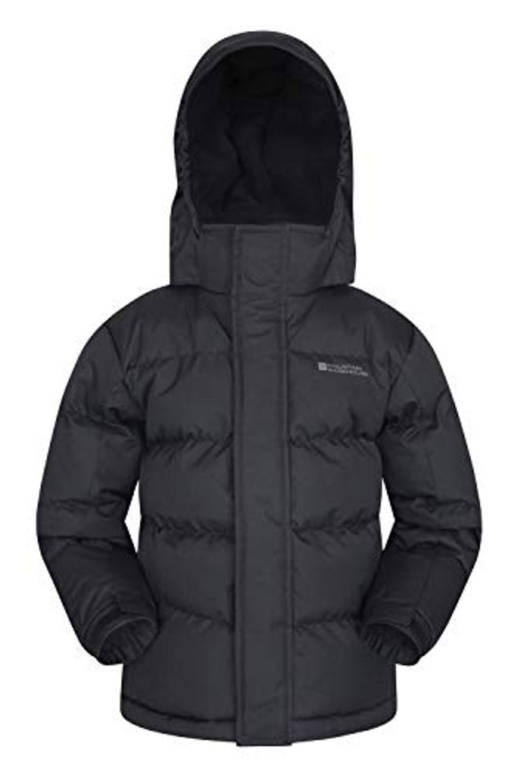 Social Mountain Warehouse Chaqueta Acolchada Snow Niños Resistente al Agua. Tejido Ripstop