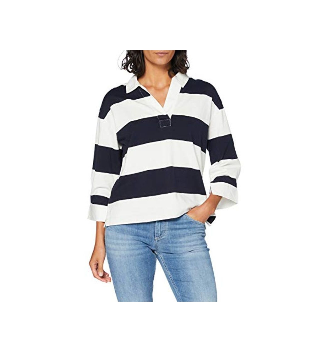 Social GANT D1. Feminine Striped Heavy Rugger Camisa de Polo