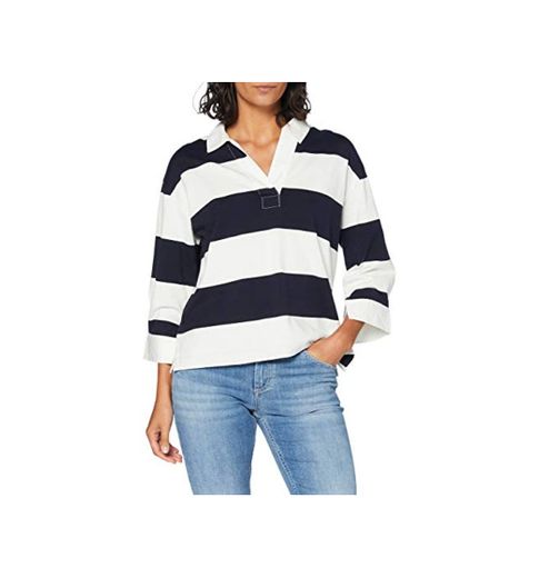 GANT D1. Feminine Striped Heavy Rugger Camisa de Polo