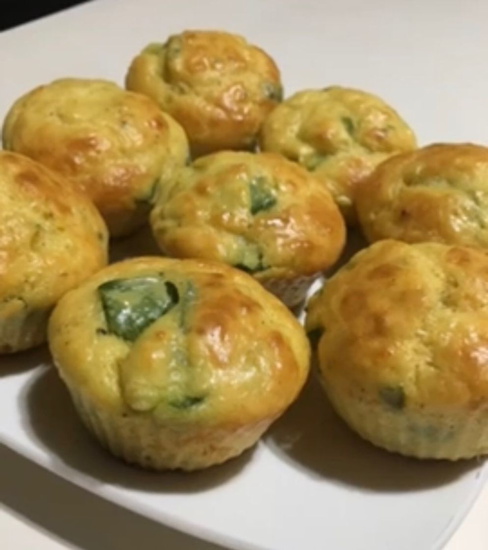 Moda Muffin de abobrinha e queijo