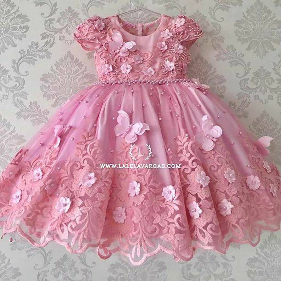 Moda Vestido infantil lindo 