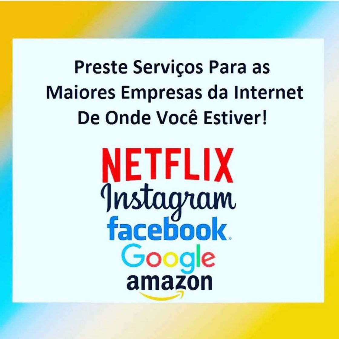 App Prestar serviços para Netflix👩‍💻