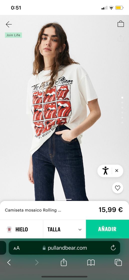 Fashion Camiseta Rolling Stones