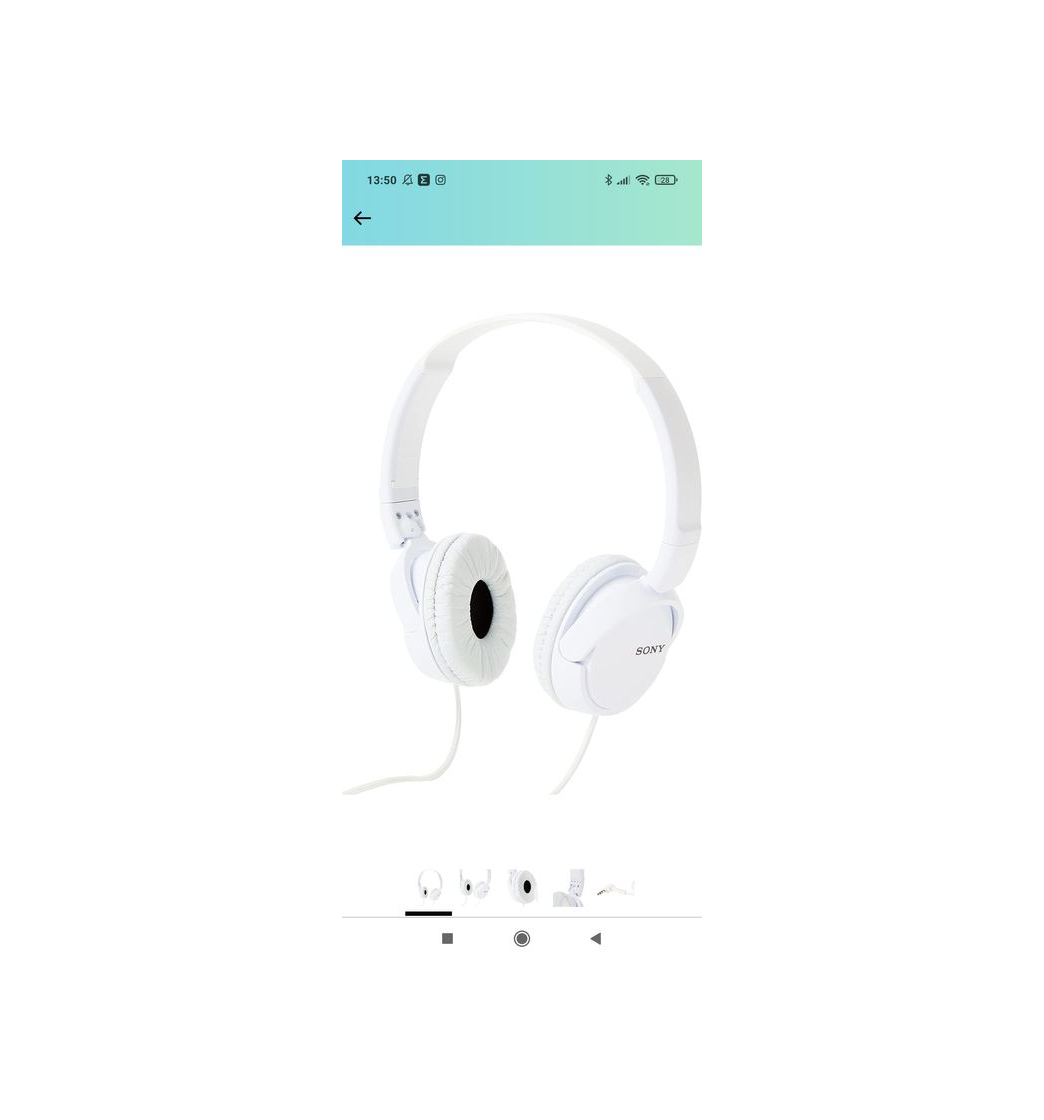 Producto Auriculares diadema sony