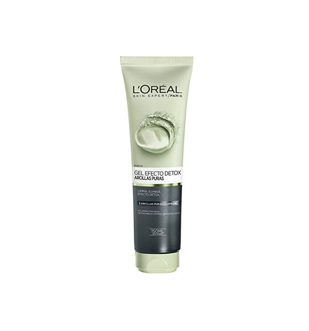 Beauty L'Oreal Paris Dermo Expertise Gel Limpiador Efecto Detox Arcillas Puras Negra