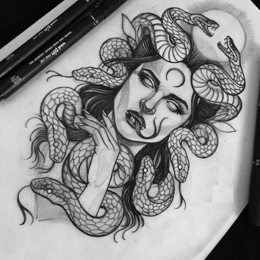 Tatuagem Medusa 