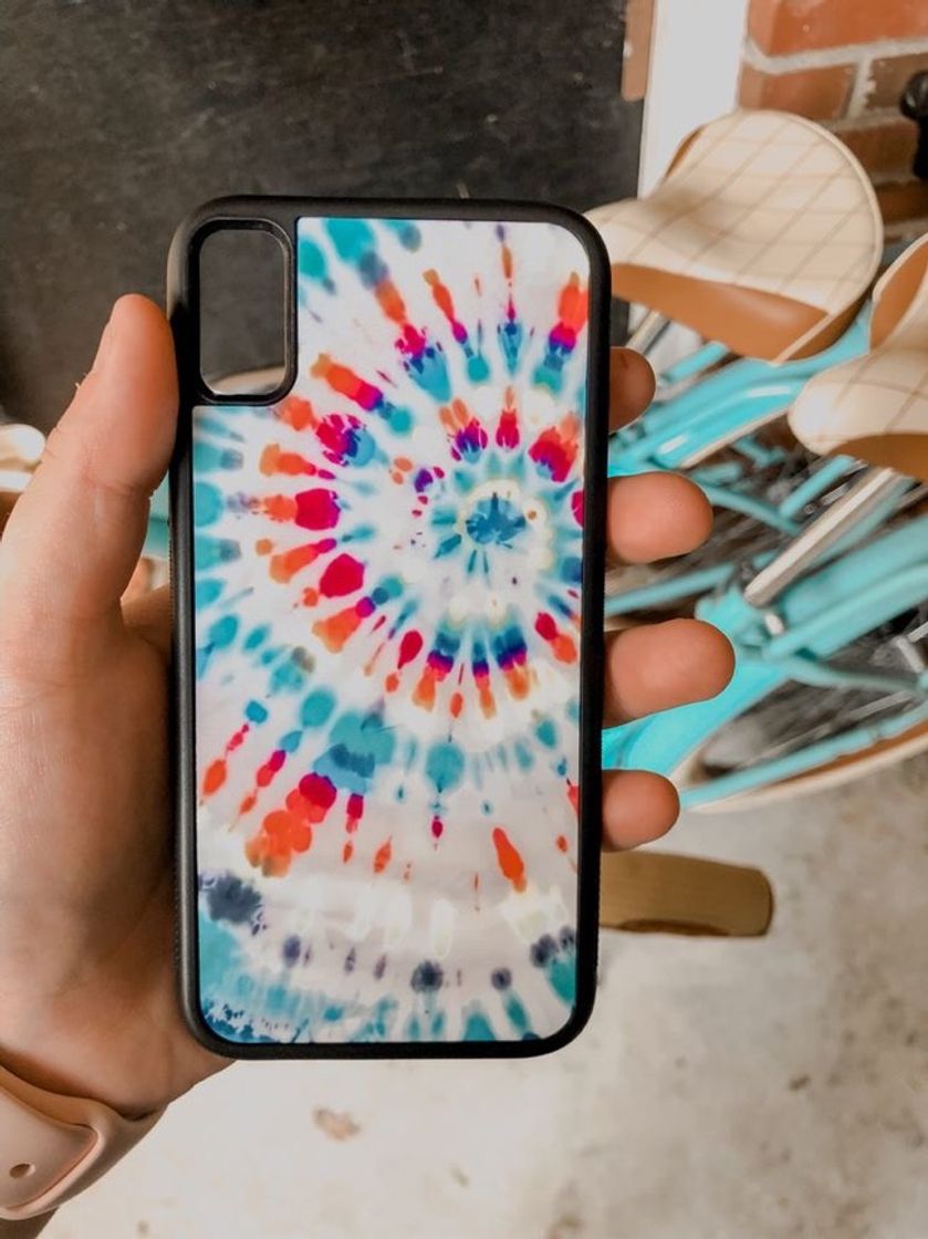 Moda capinha de celular- tie-dye