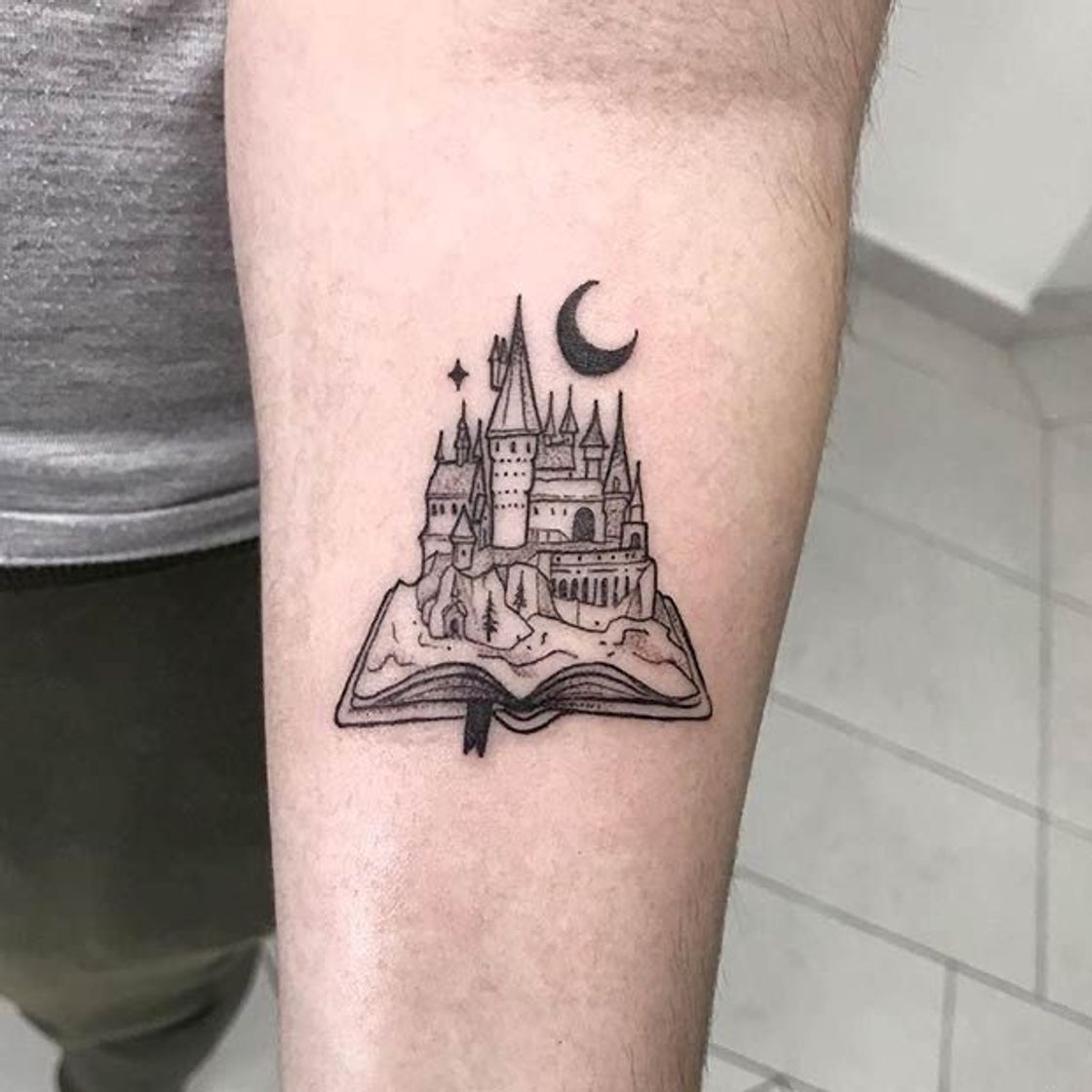 Moda tatuagem- harry potter ⚡️🧙🏻‍♂️