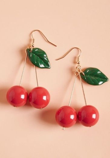 brinco de cereja- cherry earrings