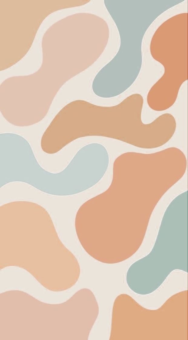 Moda wallpaper pastel- cow