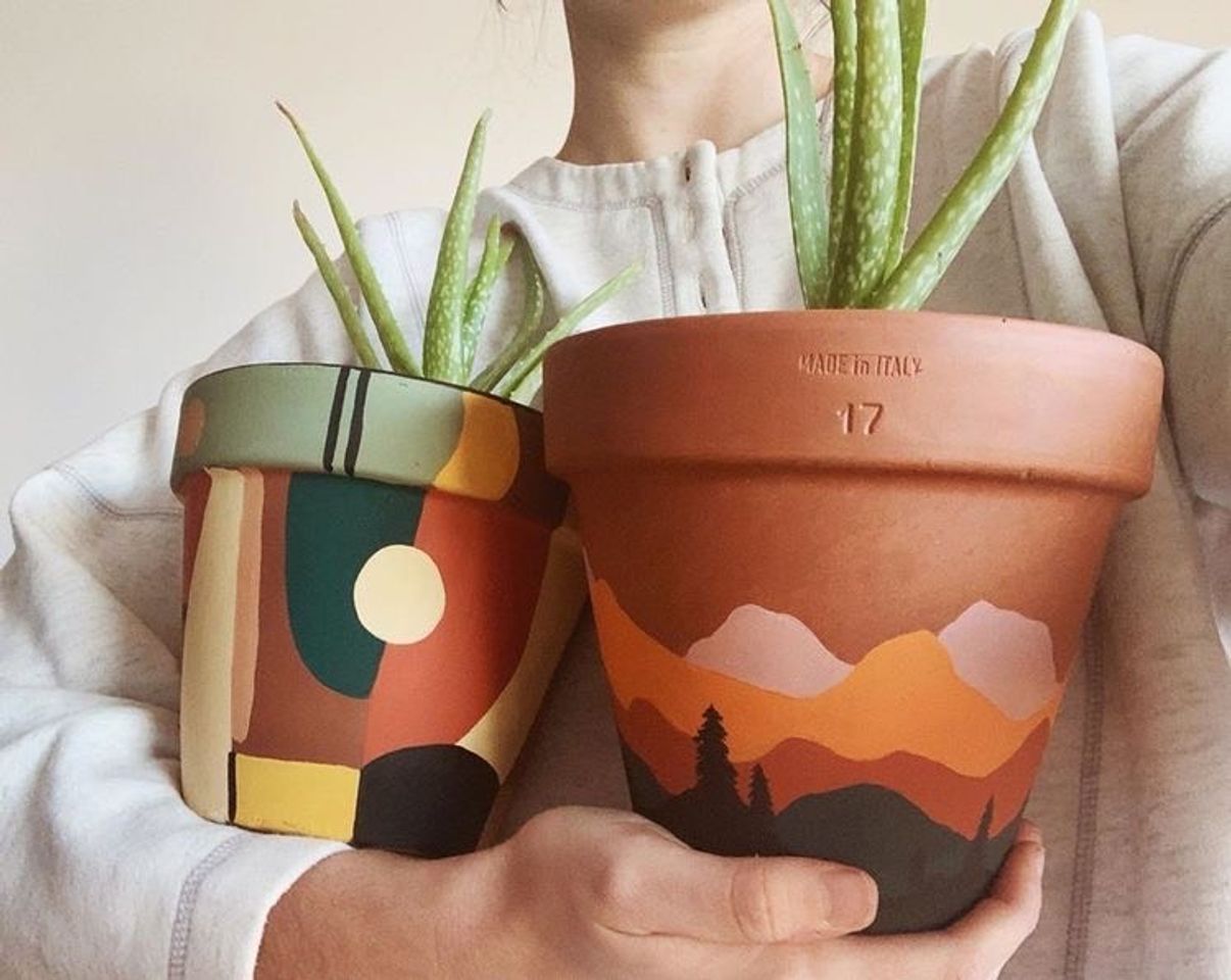 Moda vaso de planta 