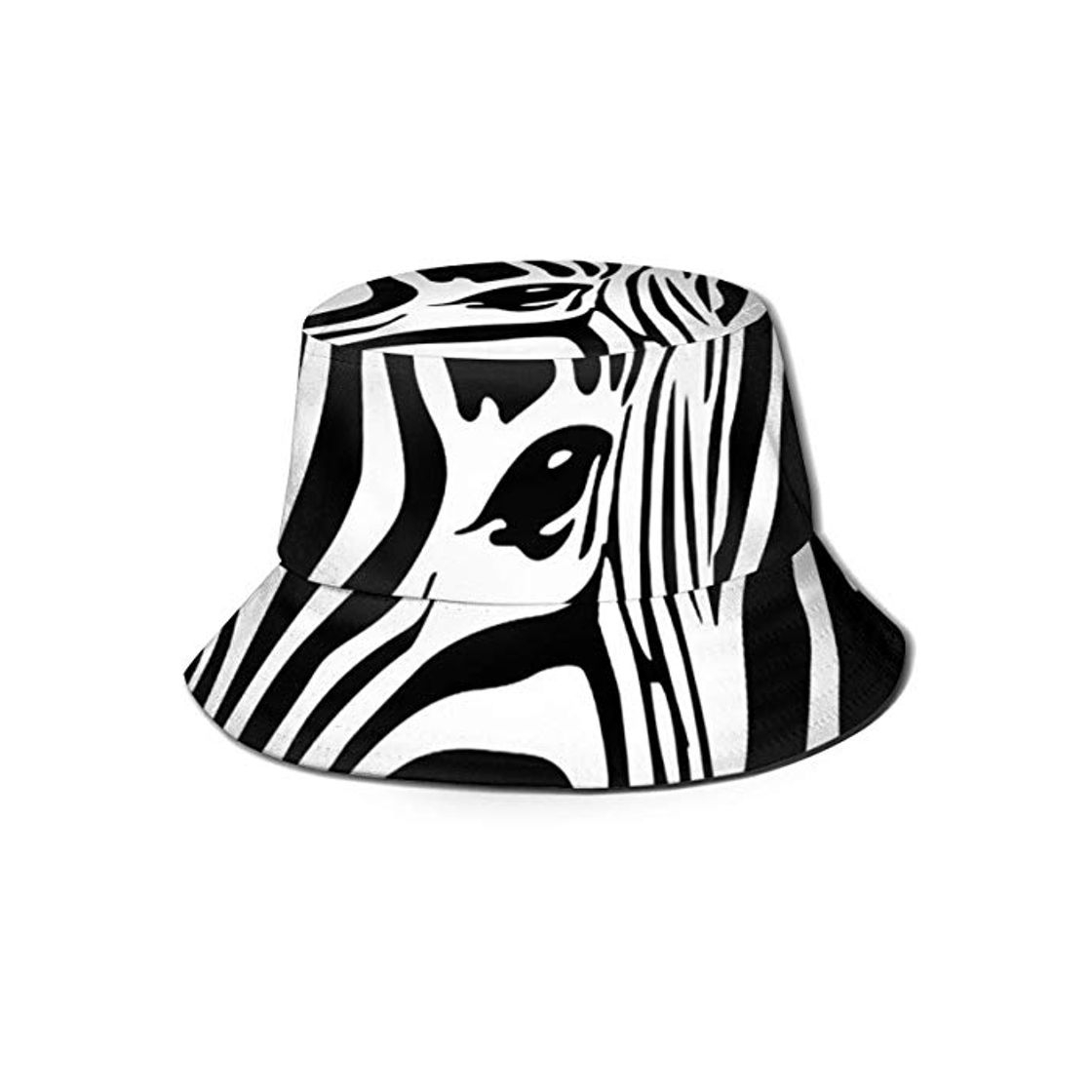 Moda GodYo Bucket Hat Packable Reversible Zebra Print a Rayas Sun Hat Fisherman Hat Cap Camping al Aire Libre