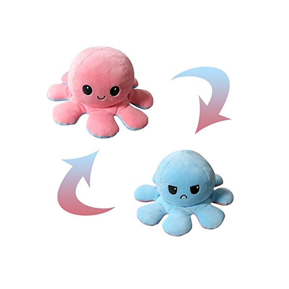 Product Pulpo Reversible Pulpo Peluche Peluche Pulpo Reversible Juguetes de Muñeca de Pulpo