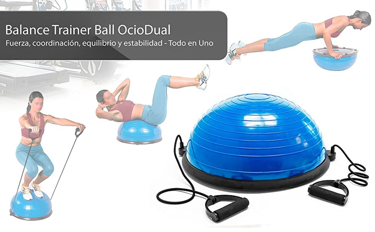 Lugar OcioDual Bos Up Balance Trainer Fitball Pelota de Gimnasia Bola de Equilibrio