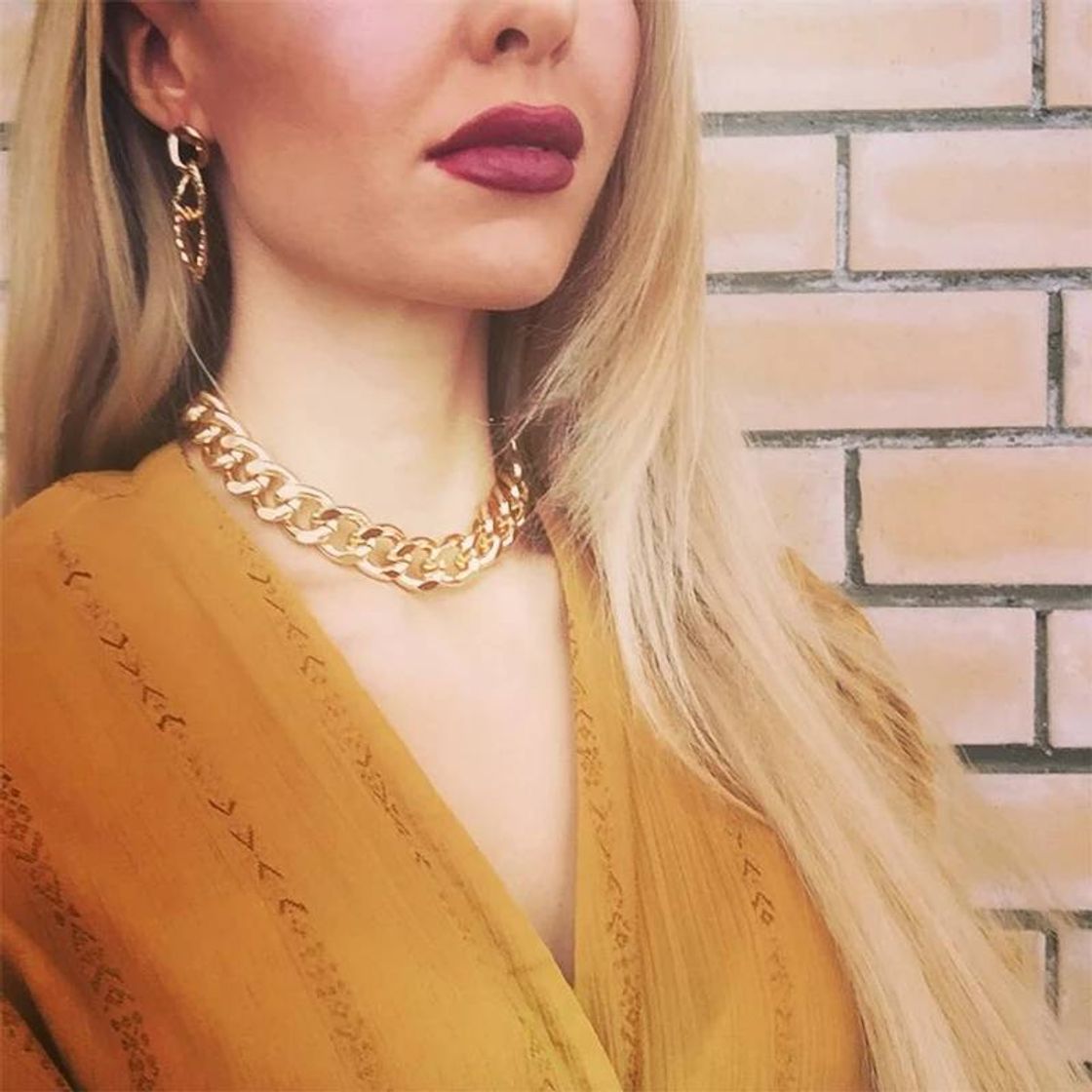 Social Conjunto Bijuteria Correntes 