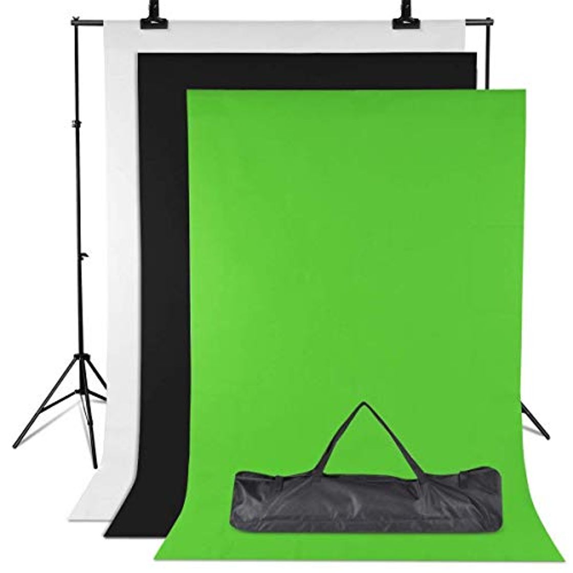 Electrónica Amzdeal Soporte de Fondo 2 * 3m con 3 Fondos Fotográficos 1.6