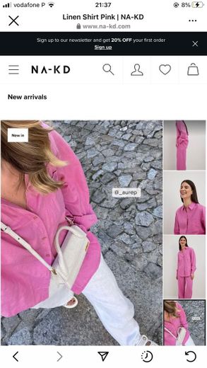 Camisa rosa 