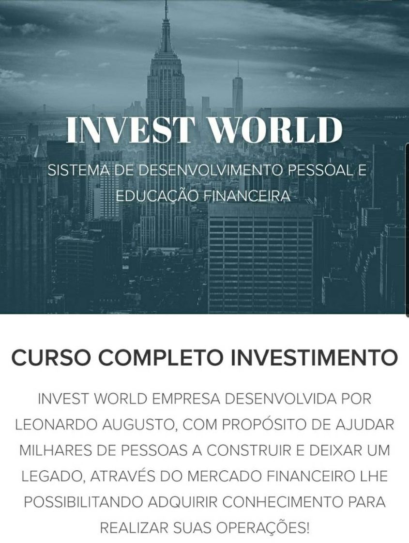 Fashion INVEST WORLD🤜🤛