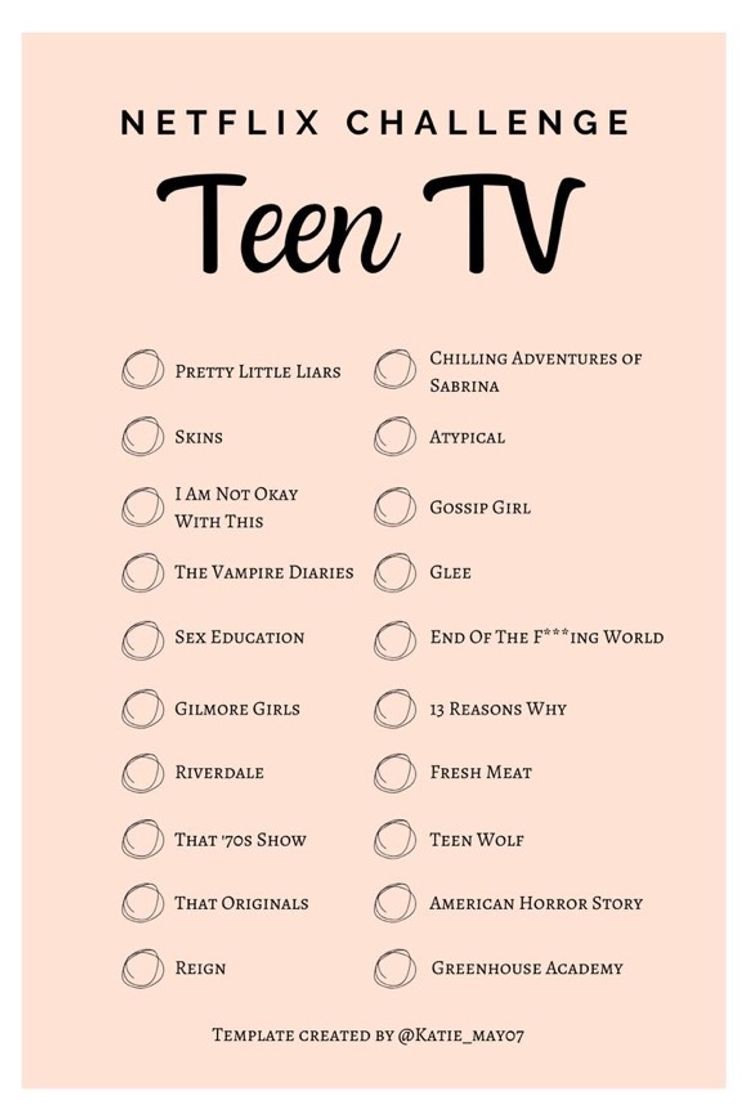 Series Recomendações Séries Teen