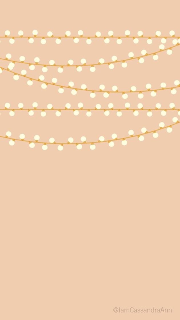 Social wallpaper luzinhas