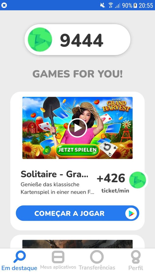 Social ganhe jogando
