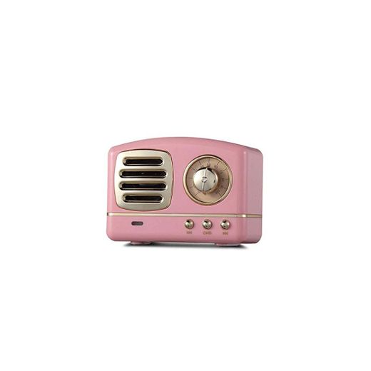 Altavoz portatil Bluetooth Vintage Mini Efecto del Sonido HiFi Envolvente estéreo 3D