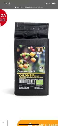 Café orgánico molido Colombia