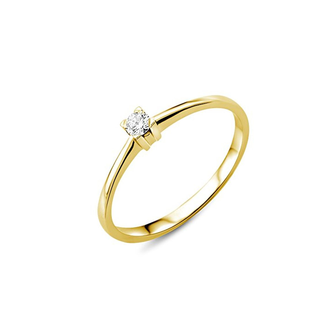Social Miore - Anillo de mujer de oro amarillo