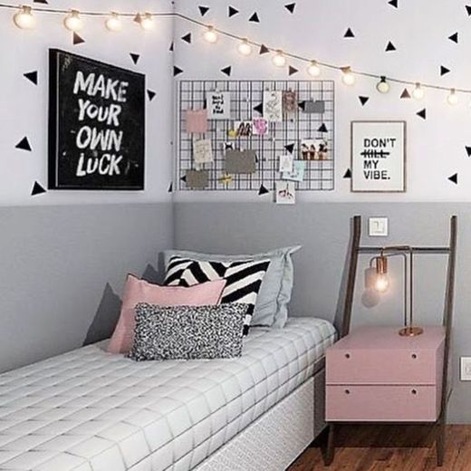 Inspiração de quarto feminino 