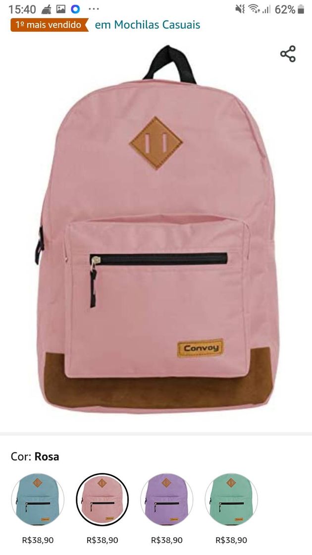 Fashion Backpack / Mochila escolar