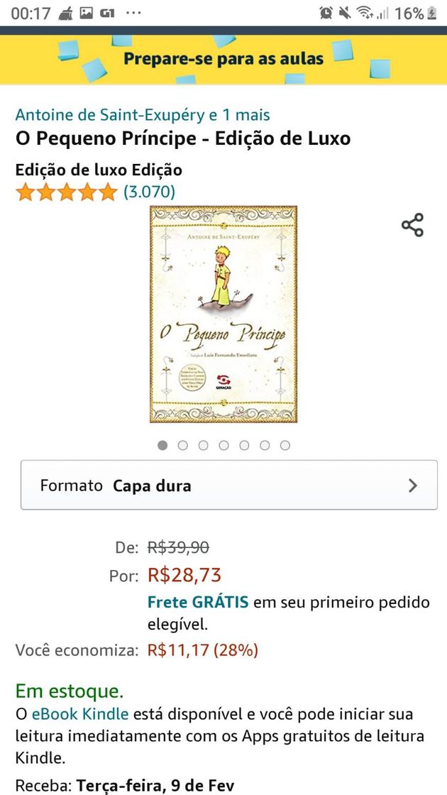 Book O Pequeno Príncipe 