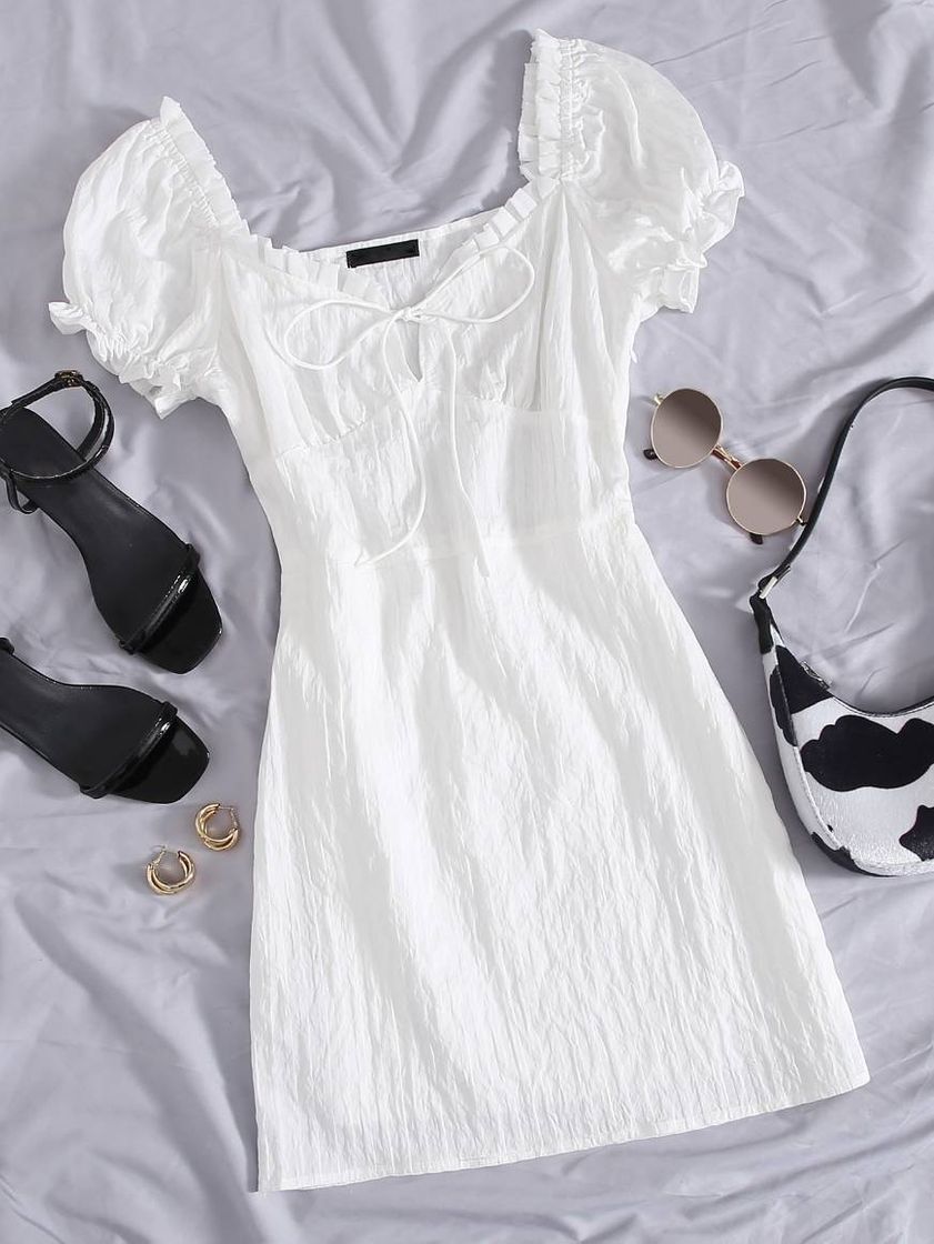 Moda Vestido branco vintage 74