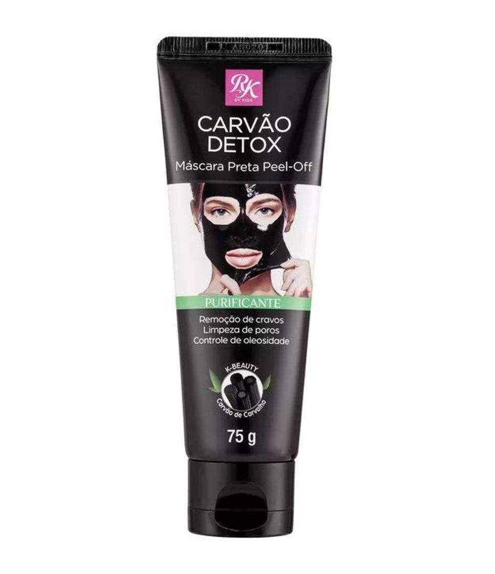 Social Máscara Facial Preta Peel-Off Carvão Detox Kiss