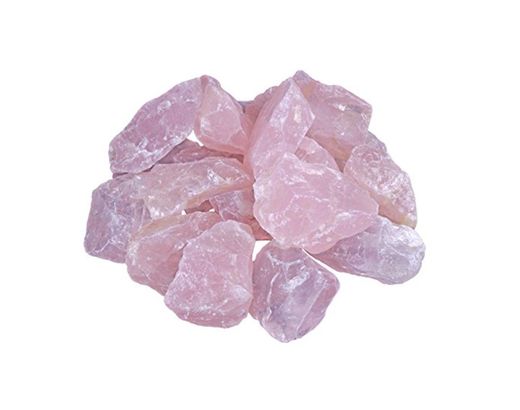 Piedras de cuarzo rosa