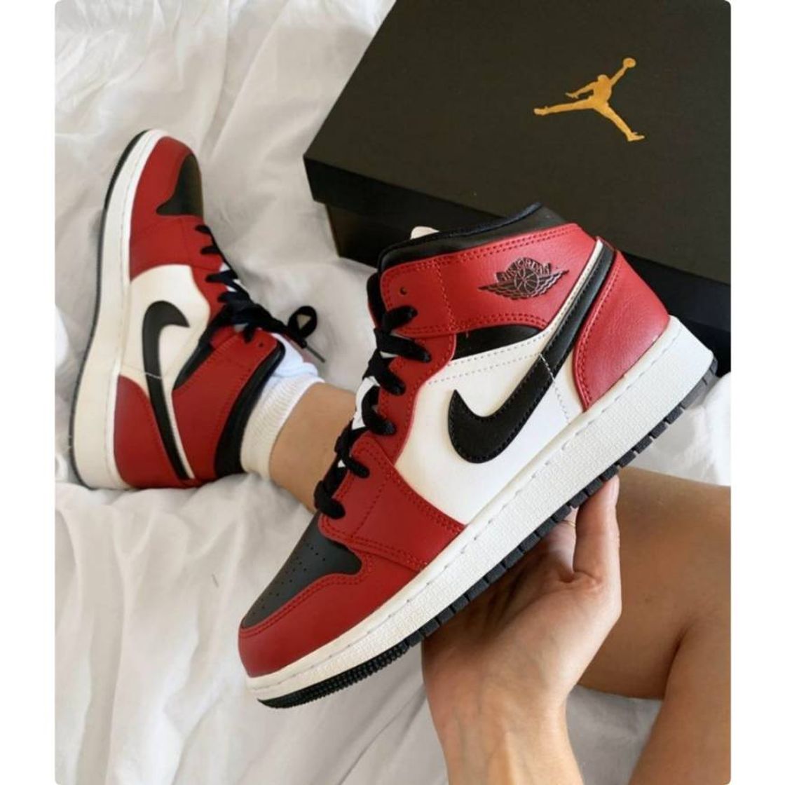 Fashion Air Jordan 1 vermelho