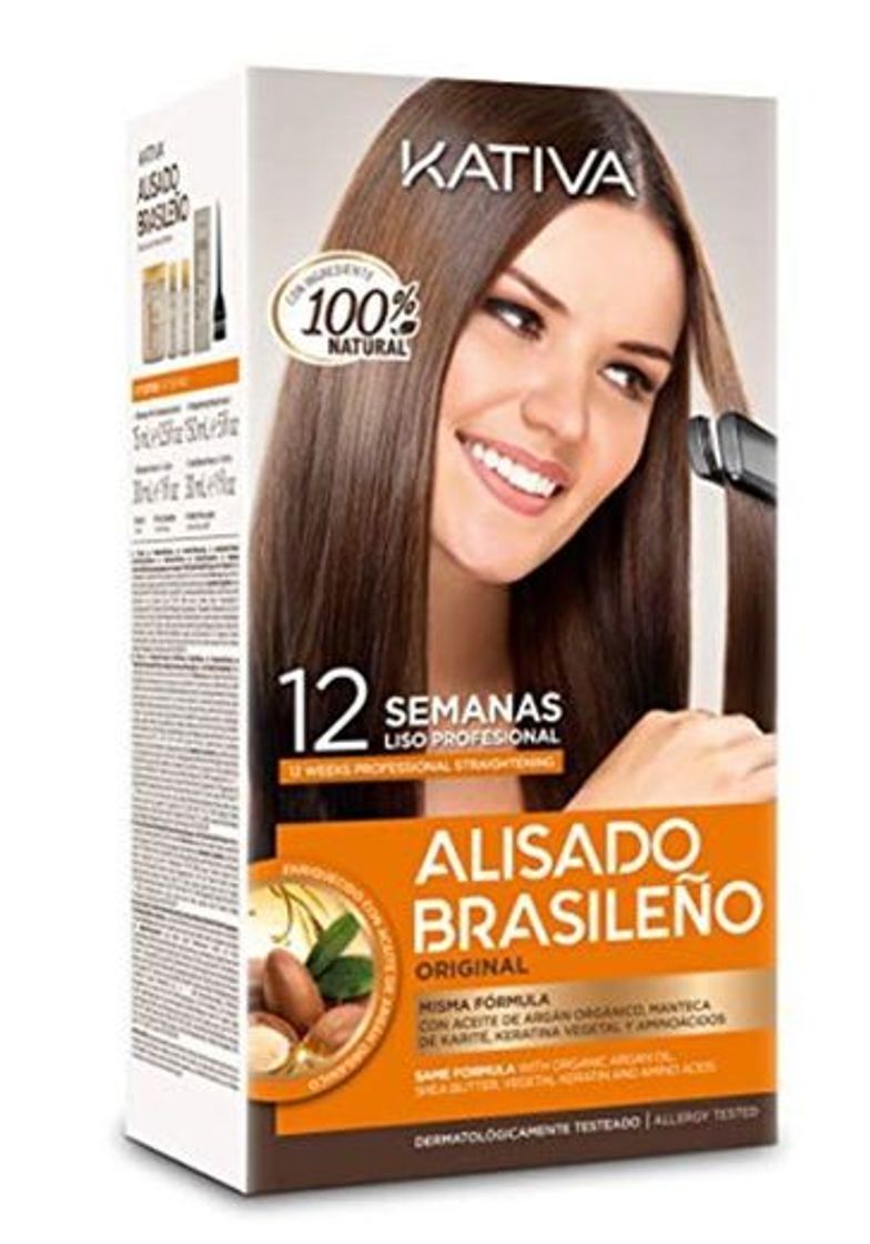 Beauty Kativa Keratina y Argán  - Kit de Alisado Brasileño 