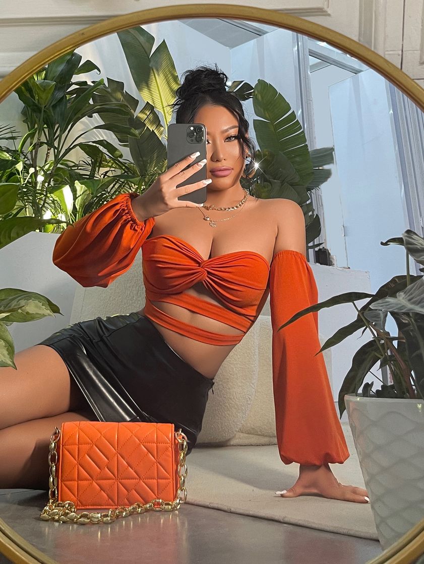 Social Top naranja