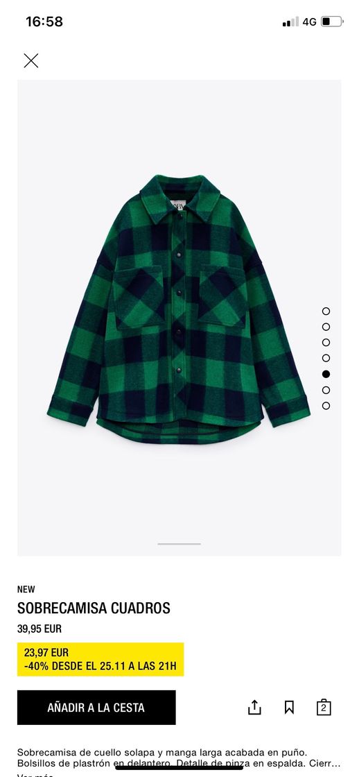 Fashion Sobrecamisa verde