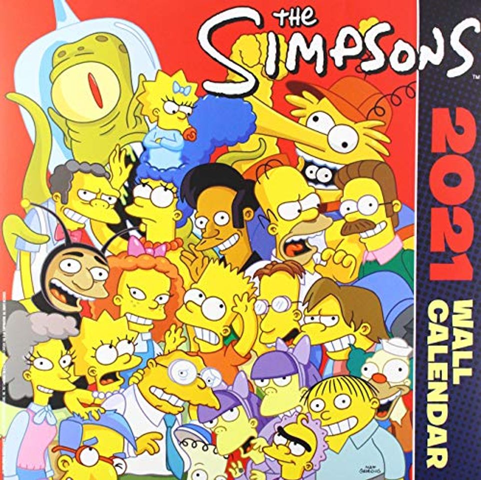 Book Calendario 2021 30x30 The Simpsons