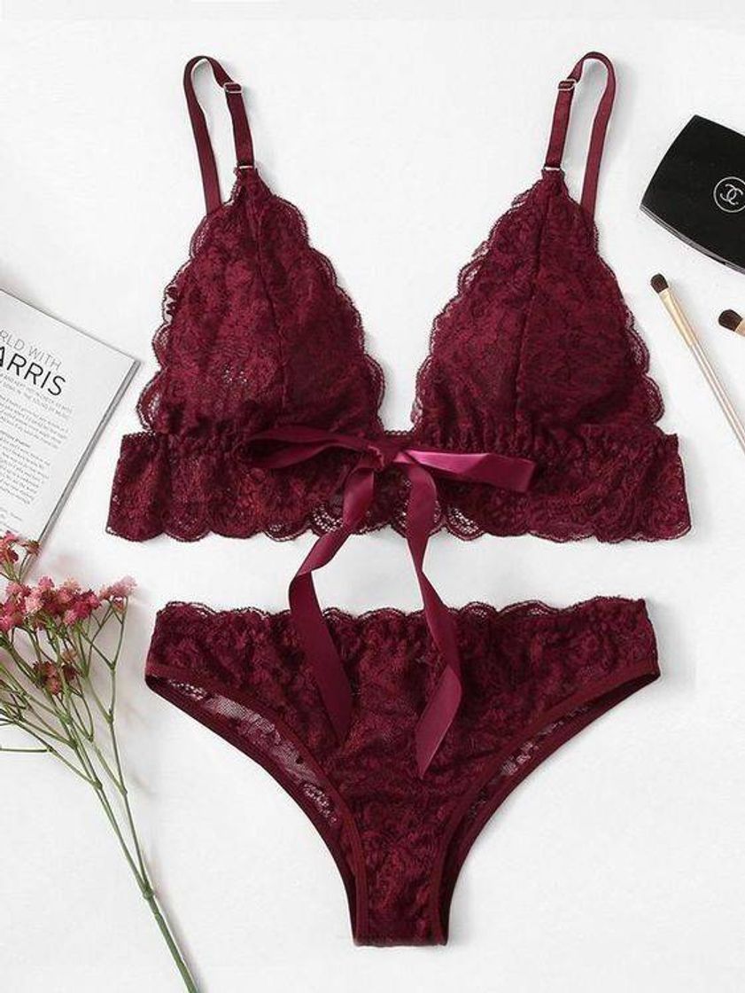 Moda Lingerie vermelha ✨