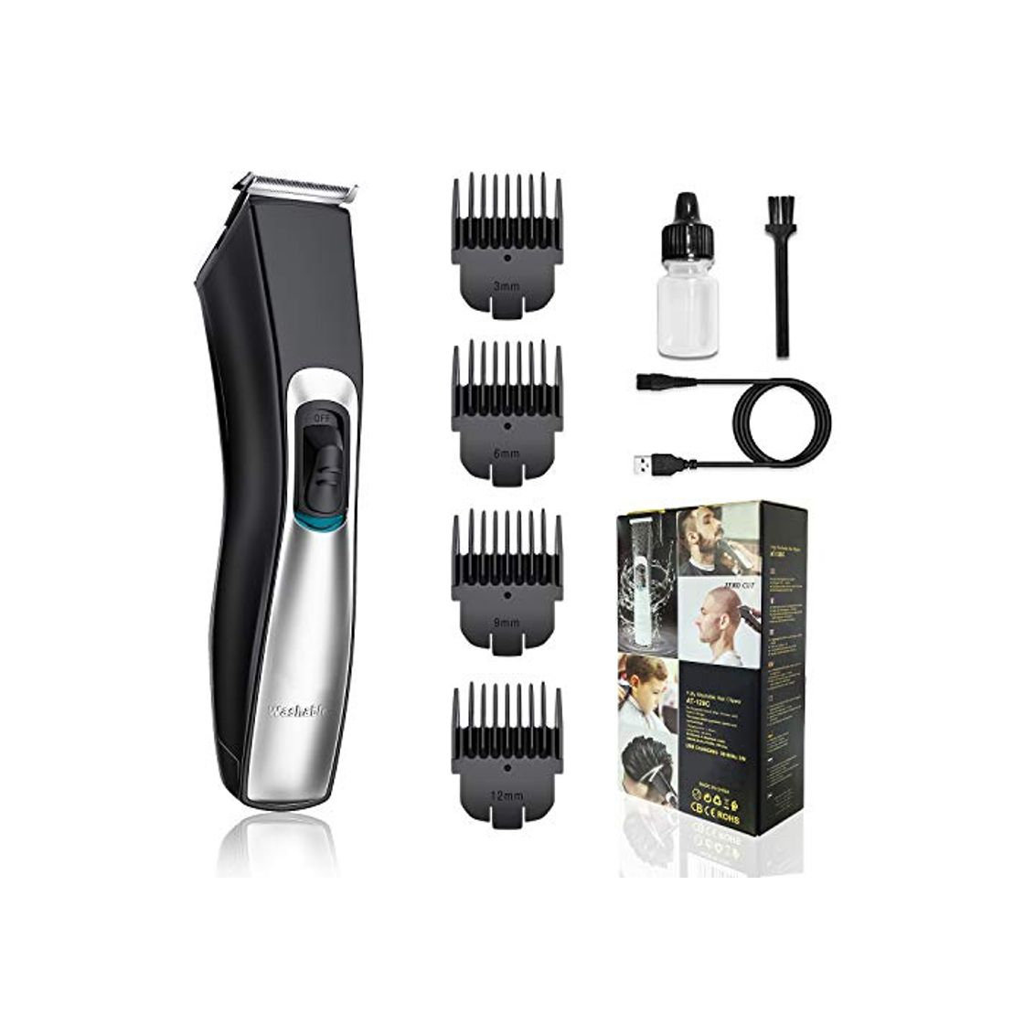 Social Máquina Cortar Pelo Profesional Cortapelos Hombre Recortadora Barba y Cortadora de Pelo