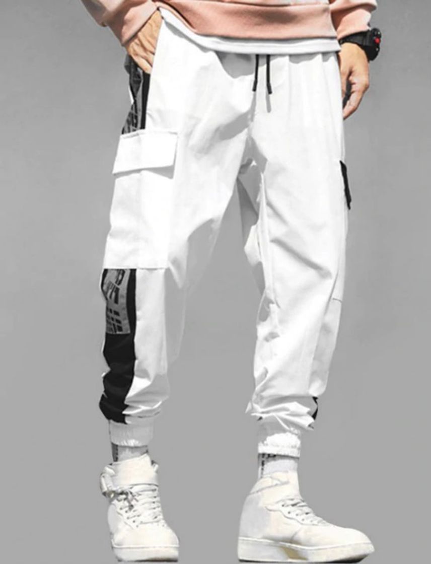 Producto Pantalones jogger blancos